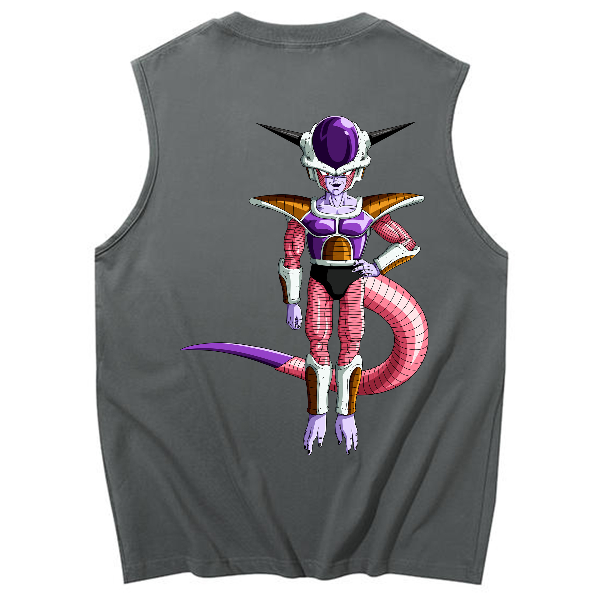 （画像用） ドラゴンボール フリーザ DRAGON BALL Frieza コットン100％タンクトップ（背面プリント）